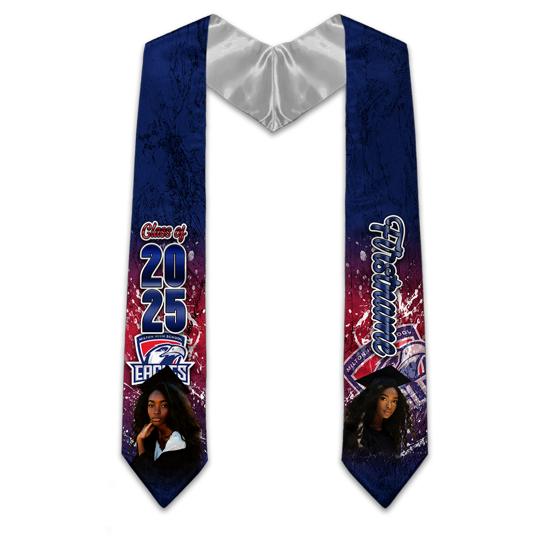 Senior Graduation Personalized Photo Stole