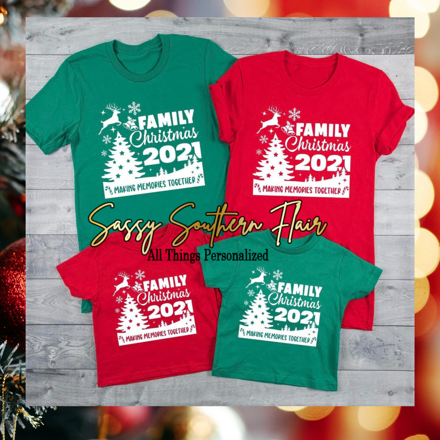 2021 Family Christmas T-shirts