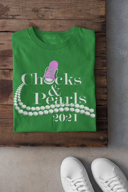 Sorority Chucks and Pearls