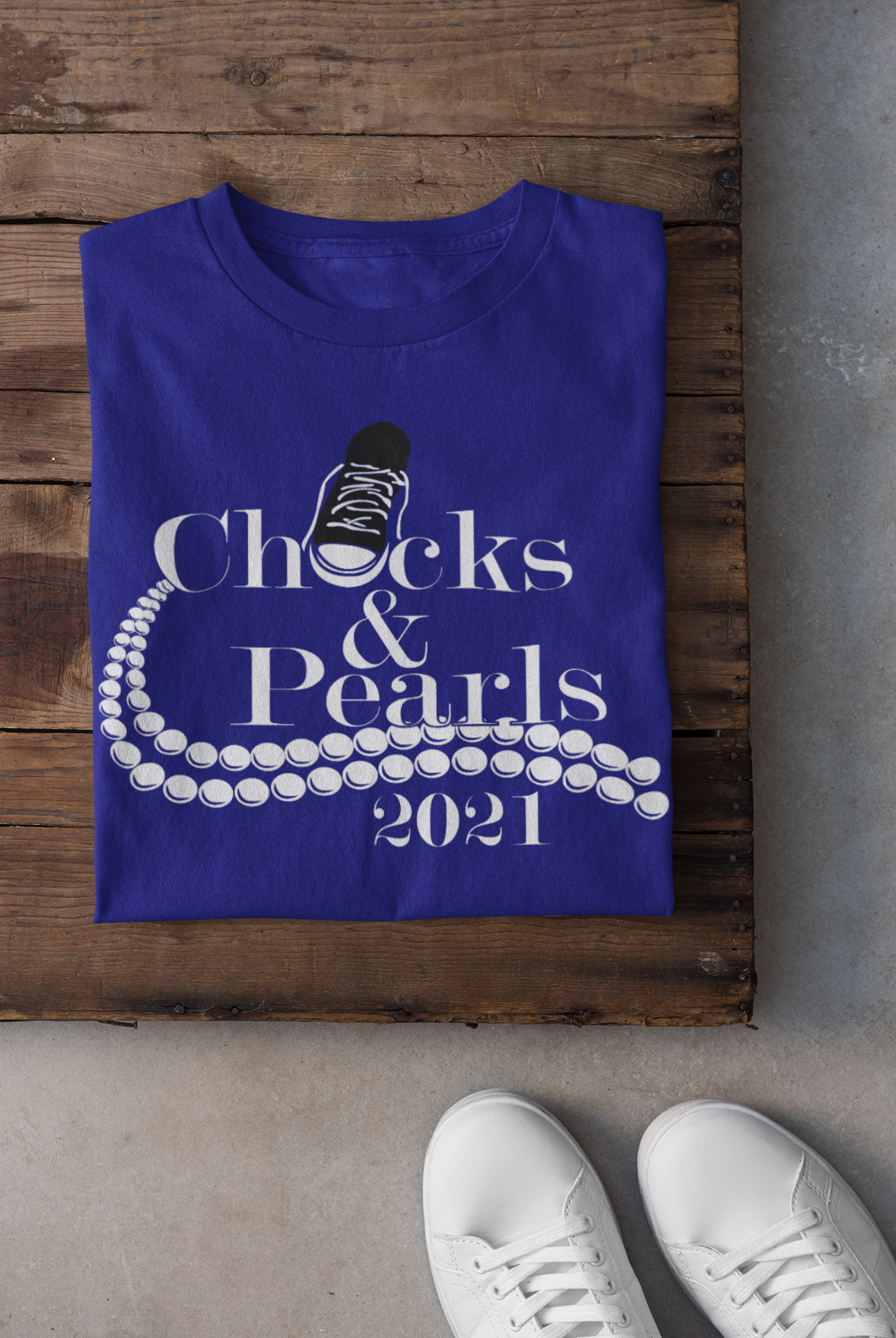 Sorority Chucks and Pearls